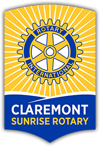 Claremont Sunrise Rotary logo