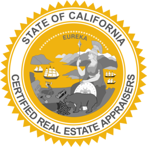 Seal State of California Certified Real Estate Appraisers